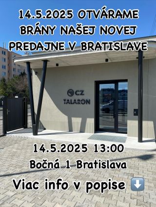 ‼️OTVORENIE 14.5.2025‼️ Máme pre Vás skvelú správu. Novú predajňu/showroom otvárame pre Vás 14.5.2025. TEŠÍME SA NA VÁS❗️...